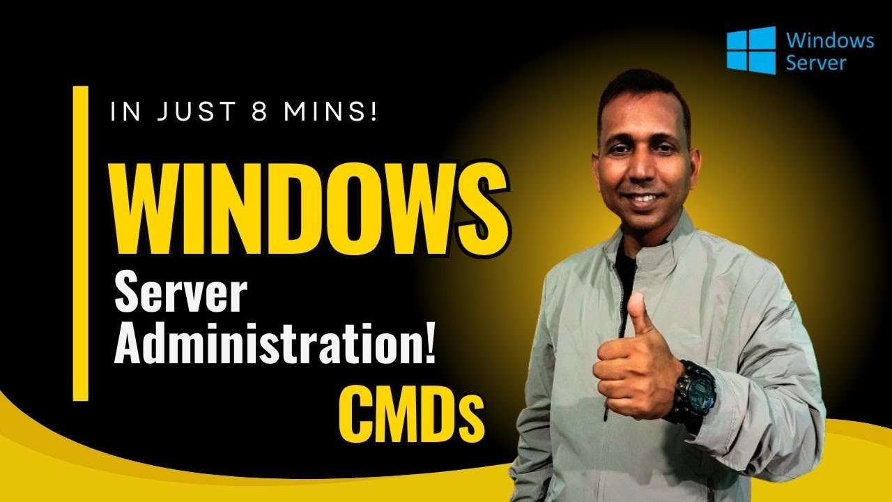 Windows Server Commands Administration you NEED to know (in 8 Minutes ...