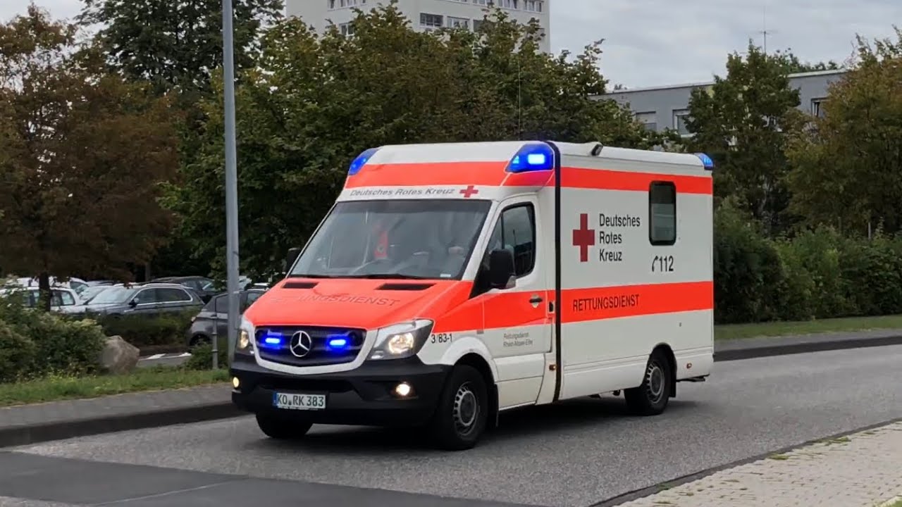 Start/Landung RTH Christoph 23 + Einsatzfahrt RTW (3/83-1) DRK