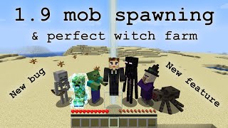Minecraft 1.9 Mob Spawning Changes And Perfect Witch Farms