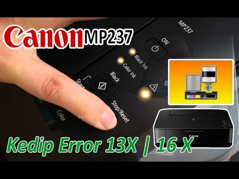 Cara Reset Memori Printer Canon MP237. 