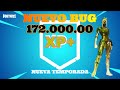 ¡nuevo! bug rotísimo de xp en fortnite (172.000.00 de xp) ⇒ sin hacer misiones fortnite