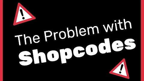 Why Shopify SHOPCODES has a big PROBLEM (and the FREE solution)
