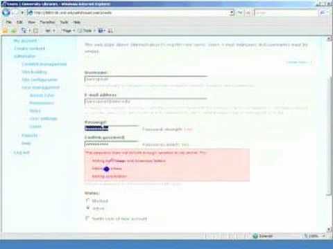 Drupal usability testing II