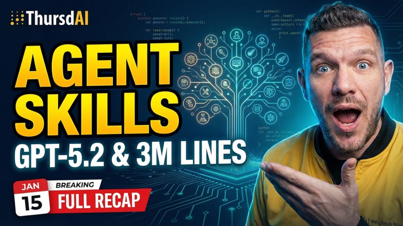 📆 ThurdAI - Jan 15 - Agent Skills deep dive, GPT 5.2 Codex, Claude Cowork, ♊ Personal & more AI