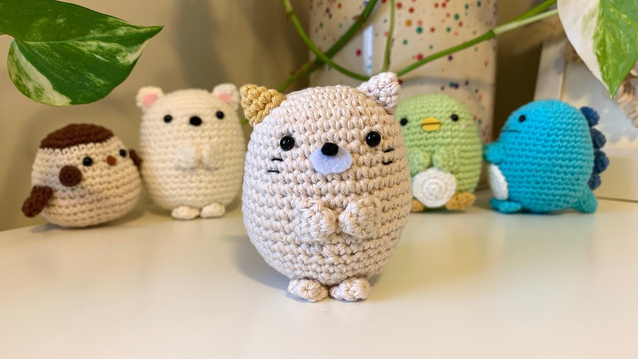 Crochet Sumikko Gurashi Vol.3 How to crochet the cute Cat!すみっコ