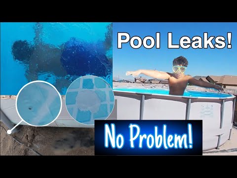 How to fix a hole in a filled above ground pool | Waterweld