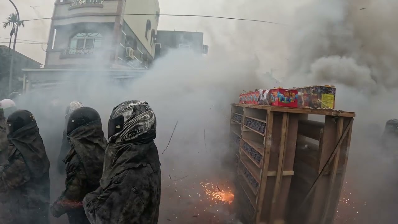 2025鹽水蜂炮 15下午場 汫水港檳榔攤前