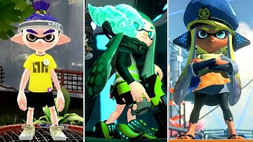 Evolution of Agent 3 in Splatoon Games (2015-2022)