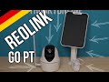 Reolink Go PT V-Sim 4G IP-Kamera mit Schwenk- & Neigefunktion Solar Kamera Panel Akku