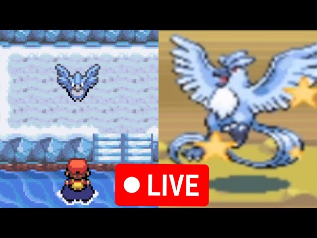 LIVE] Shiny Articuno depois de 12.524 SR's no Pokémon Fire Red! 