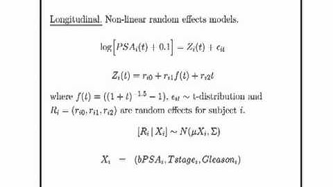 Individual Prediction and Validation Using Statistical Models in Prostate Cancer Studies  - 2 of 3