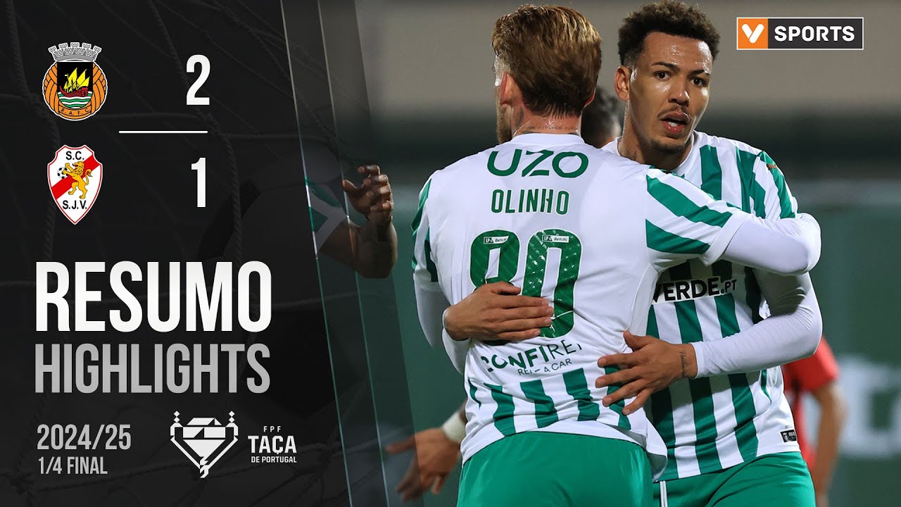 Resumo: Rio Ave 2-1 São João Ver (Taça de Portugal 24/25)