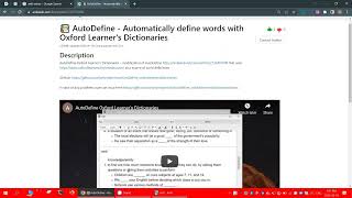AutoDefine - Automatically define words with Oxford Learner's Dictionaries Anki screenshot 5