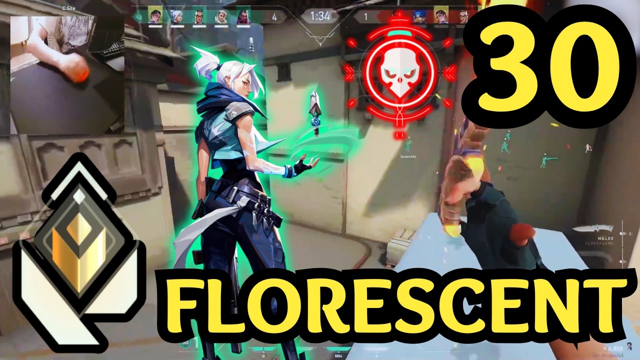 The GOAT ?! FLORESCENT JETT 30 Kills on Haven — Full Ranked Valorant VOD