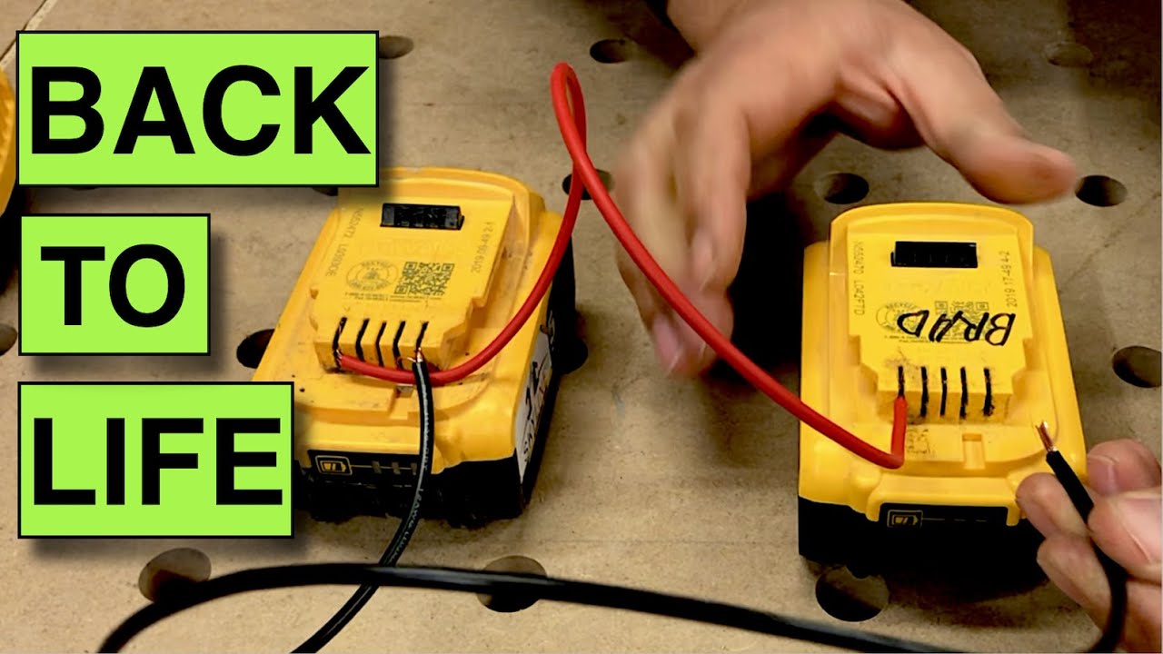 Fix a Dead Drill Battery That Wont Charge- Don't Throw it Away