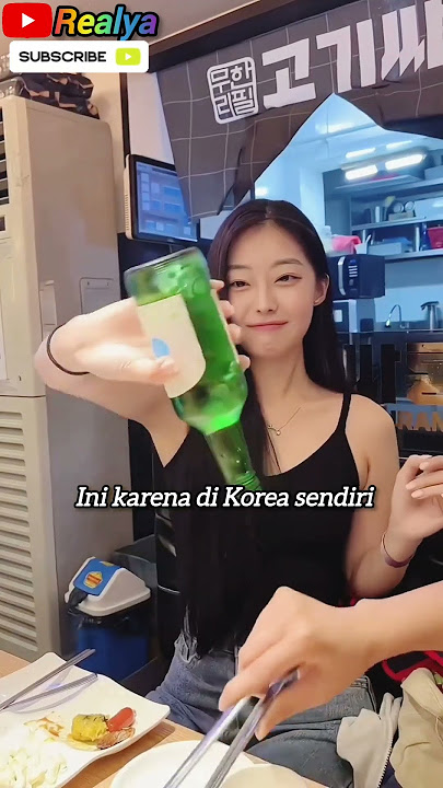 Wanita Korea suka Minum-minum #shorts