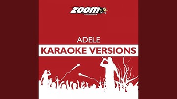 Rumour Has It (No Backing Vocals) (Karaoke Version) (Originally Performed By Adele)