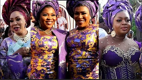 K1 De Ultimate’s Wife Shines With Bimbo, Mc Oluomo, Eniola Badmus &Faithia Balogun At His Coronation