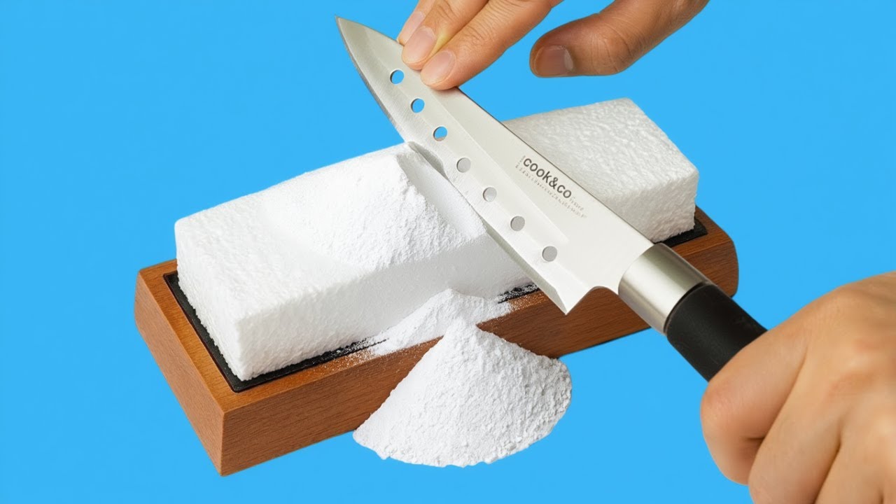 Styrofoam Razor Millions Don’t Know This Secret! Styrofoam and Baking Soda Sharpen ...