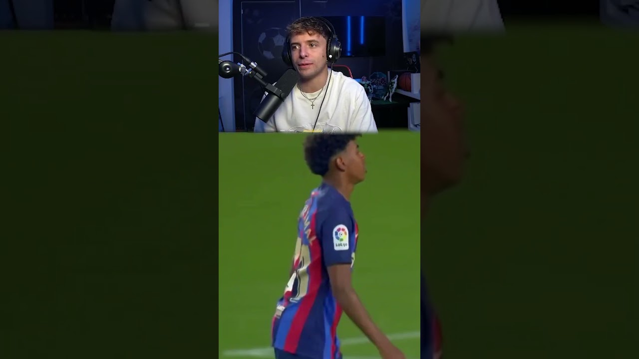 POV: Lamine Yamal asistiendo a Dembelé en el Barça #shorts #futbol