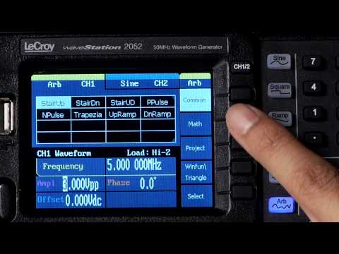 WaveStation Creating Arbitrary Waveforms