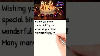 Happy Birthday Wishes For Everyone || Birthday Wishes For Someone Special #shorts #happybirthday