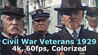 Civil War Veterans in Portland, Maine 1929: Enhanced Video & Audio [4k, 60 fps] by Life in the 1800s 86,406 views 2 years ago 2 minutes, 24 seconds