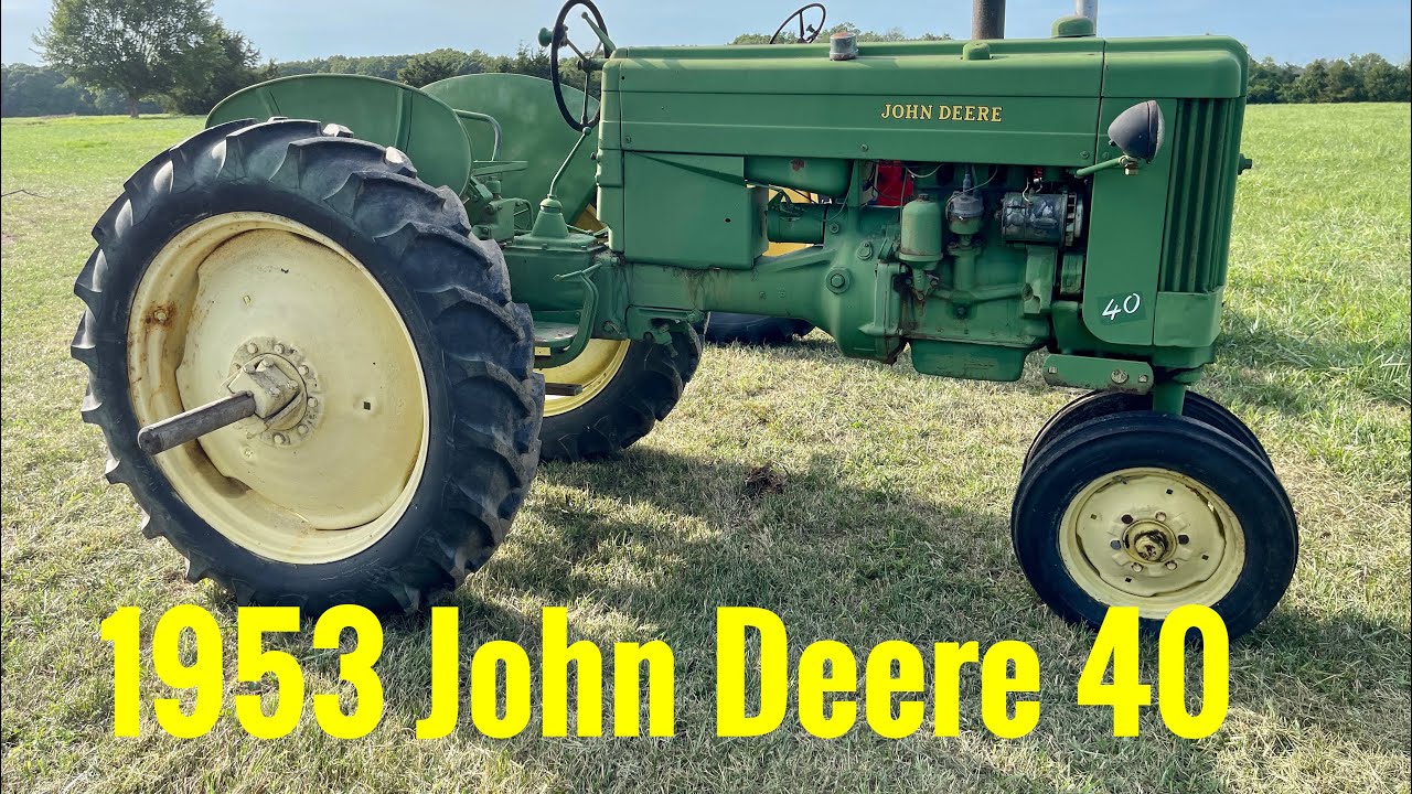 SOLD 1953 John Deere 40 - YouTube