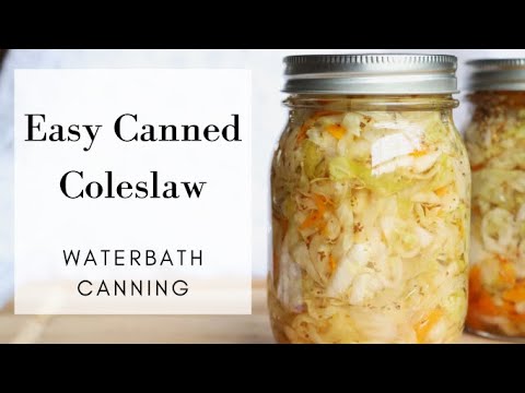 Easy Canned Coleslaw