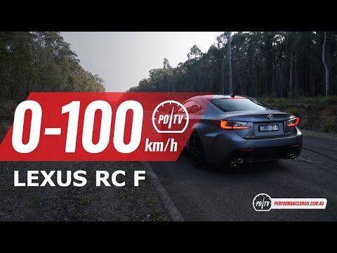 2018 Lexus RC F 10th Anniversary Edition 0-100km/h & engine sound