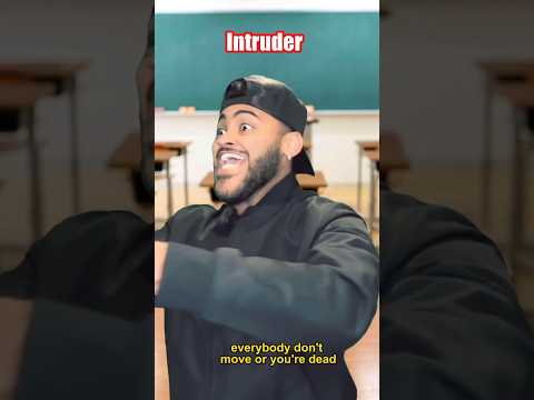 Intruder walks into the wrong classroom…😂💀 #comedy