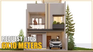 6X10 Meters 3 Bedroom 2 Storey w/ Roof Deck (REQUEST #106)