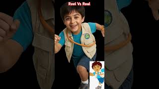 Dora Cartoon AI Animation|Dora Cartoon Character Reel vs Real|| #cartoon #dora #masti #comedy