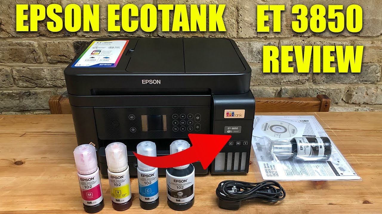 EPSON ECOTANK ET 3850 REVIEW [2023] LOOK AT EPSON INNOVATIVE PRINTER 