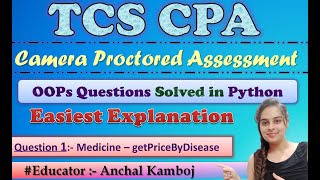 TCS CPA | How to get 80+ in TCS CPA | OOPS Python Solution | TCS IPA | OPA | Hindi