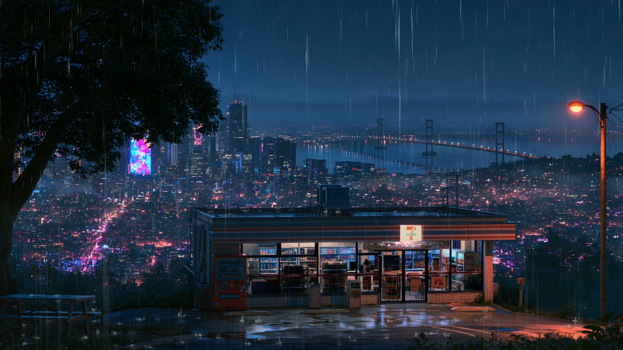 90's Chill Lofi 💤 Lofi Night for Study, Work & Chill 🌕 Silent Moon Glow