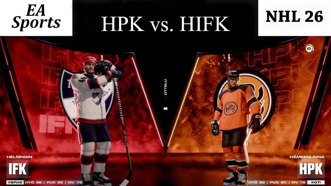 NHL 26 - Liiga - HPK vs. HIFK