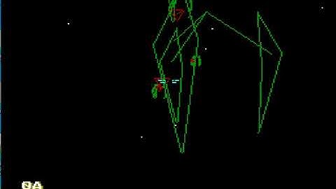 PC Engine video effect test (wireframe)