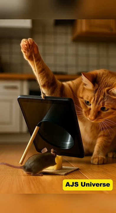 Mengejutkan! 😱 Kucing Menjebak Tikus dengan Gerakan Jenius | Tertangkap Kamera #shorts