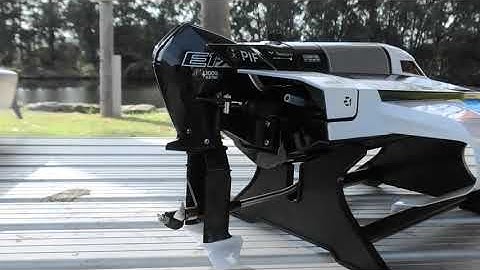 Joysway RaceBird E1 RC racing Hydrofoil first water test and fail