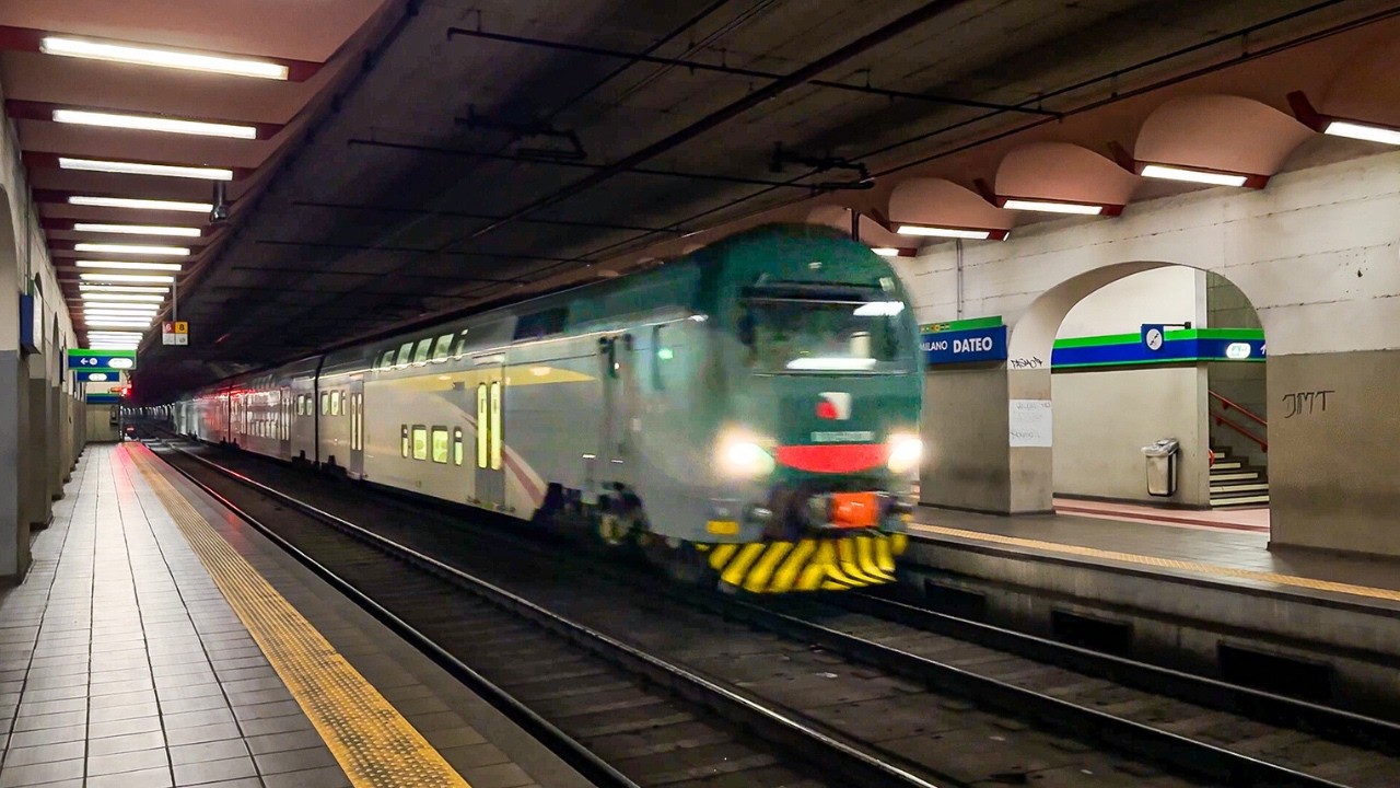Пригородные поезда Милана, Италия 🇮🇹 | 2025