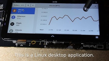 Runs on Librem 5, Day 15 - Cryptocurrency Tracker