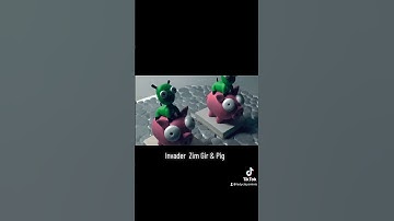 Invader Zim Gir Sculpture! #shorts