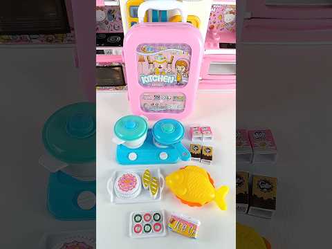 Satisfying with Unboxing & Review Miniature Kitchen Set | ASMR Video no music #satisfyingvideo