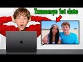 REACTING To Txunamy S FIRST DATE 