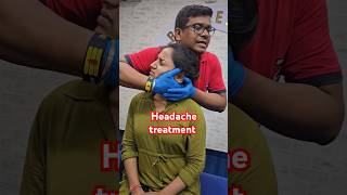 Chiropractic treatment for headache. #drrajneeshkant