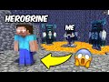 😱REAL HEROBRINE TRAPPED Me In DEEP DARK CAVES (Minecraft 1.19) || TROLLING BROTHER #6