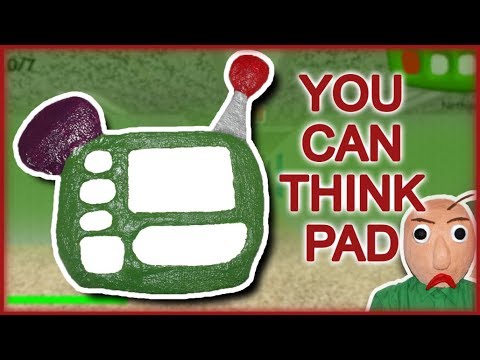 How to Make: You Can Think Pad Prop (Baldi's Basics)