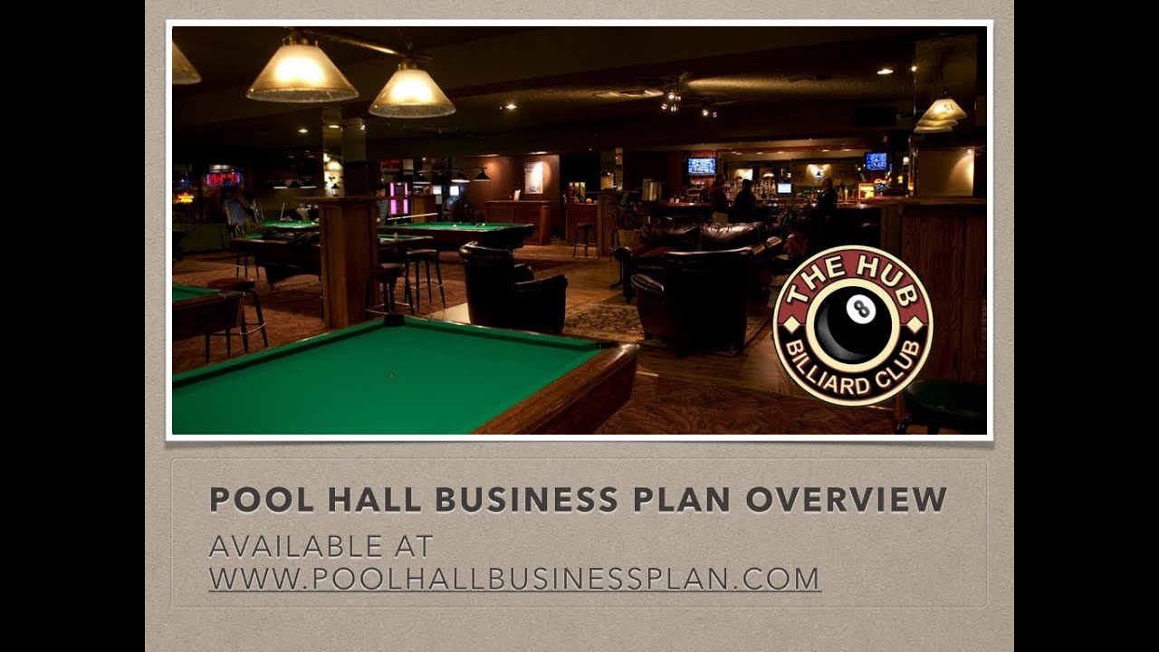 pool hall business plan template