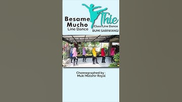 Thumbnail of Besame Mucho line dance - Muki Matohir Royal - Demo By : Thie Class Bumi Sariwangi Line Dance